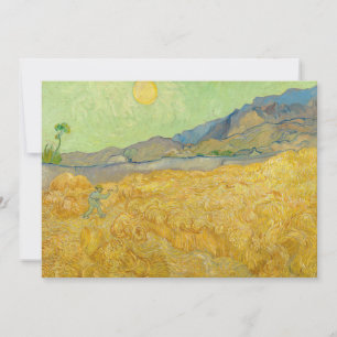 Tarjeta De Agradecimiento Vincent van Gogh - Trigal con segador