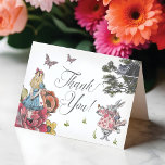 Tarjeta De Agradecimiento Vintage Alice In Wonderland Fairytale Gracias<br><div class="desc">Envíe una hermosa tarjeta de agradecimiento con nuestra hermosa Alicia Vintage en el País de las Maravillas gracias tarjetas. Perfecto para un boda con temática de Alicia en el País de las Maravillas, ducha de bebé, fiesta de ducha de novia, o sólo una tarjeta de agradecimiento dulce para mostrar su...</div>