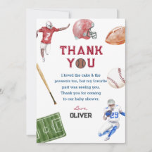 Vintage Baseball Sport Birday Gracias Cartas