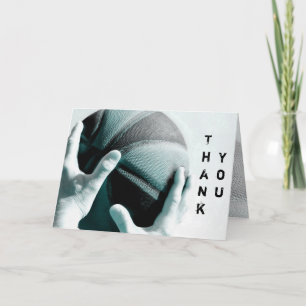 Tarjeta De Agradecimiento Vintage Basketball GRACIAS