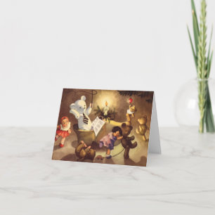 Tarjeta De Agradecimiento Vintage Christmas Gracias