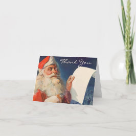 Tarjeta De Agradecimiento Vintage Christmas Gracias