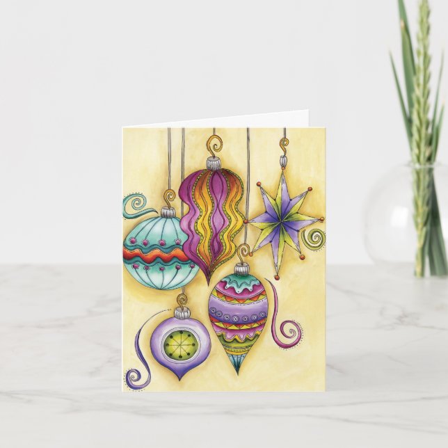 Tarjeta De Agradecimiento Vintage Christmas Gracias (Anverso)