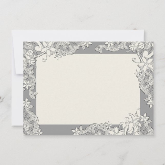 Tarjeta De Agradecimiento Vintage Country Floral Gracias (Anverso)