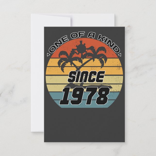 Tarjeta De Agradecimiento Vintage Cumpleaños 78 (Anverso)