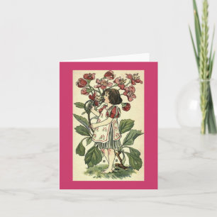 Tarjeta De Agradecimiento Vintage Garden Cuties Card