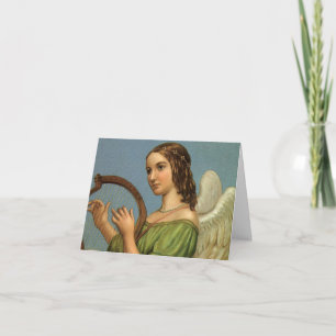 Tarjeta De Agradecimiento Vintage Gracias Navidad