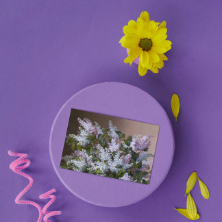 Tarjeta De Agradecimiento Vintage Lilacs Gracias