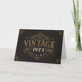Tarjeta De Agradecimiento Vintage Rustic Birthday