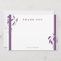 Vintage Violet Ornate Paisley Floral Blank