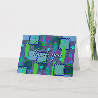 Tarjeta De Agradecimiento Violet and Shadow Mirrors