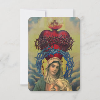 Tarjeta De Agradecimiento Virgin Mary, Mother of Jesus card