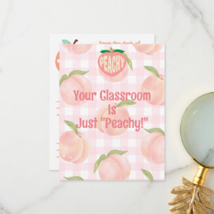 Tarjeta De Agradecimiento Visita personalizada de clase de comentarios posit