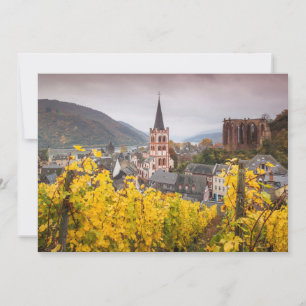 Tarjeta De Agradecimiento Vista de ciudad elevada Alemania