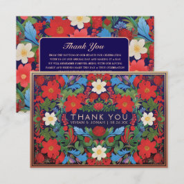 Tarjeta De Agradecimiento VIVIAN I - Boda Gracias Cartas