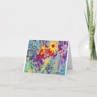 Tarjeta De Agradecimiento Vivid Dragonfly Susan