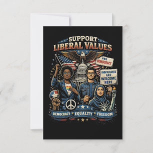 Tarjeta De Agradecimiento Voces de la Libertad