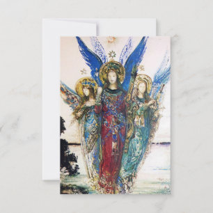 Tarjeta De Agradecimiento “Voces de la Tarde” de Gustave Moreau