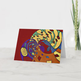 Tarjeta De Agradecimiento Volar hacia arriba