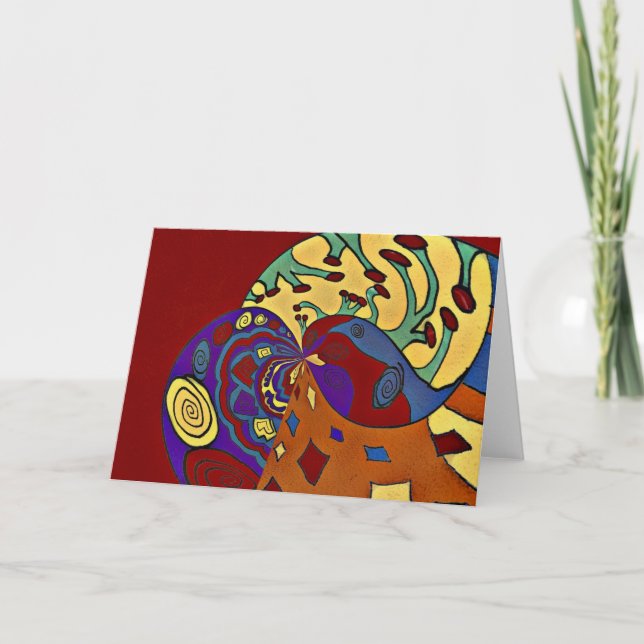 Tarjeta De Agradecimiento Volar hacia arriba (Anverso)