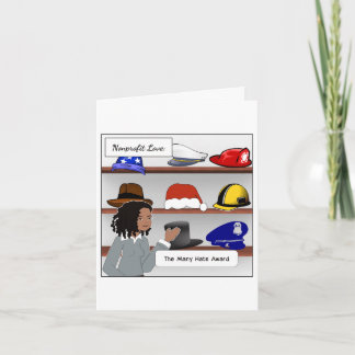 Tarjeta de agradecimiento voluntaria o sin fines d