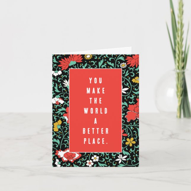 Tarjeta De Agradecimiento Voluntario (Anverso)