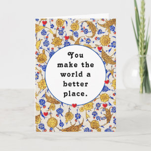 Tarjeta De Agradecimiento voluntario