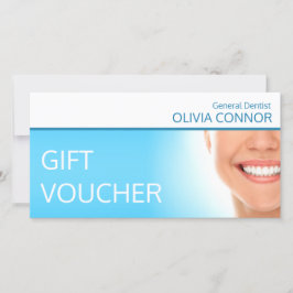 Tarjeta De Agradecimiento Voucher de regalo Cuidado dental Sonrisa saludable