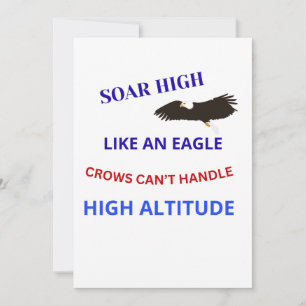 Tarjeta De Agradecimiento Vuela alto como un águila 