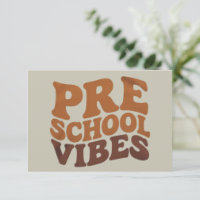 Vuelta al cole primer día de preescolar Groovy