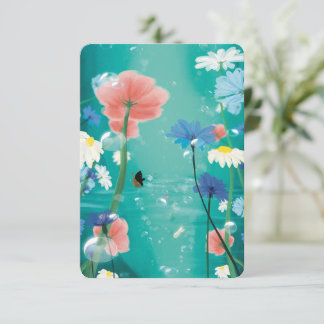 Tarjeta De Agradecimiento Warm Wishes Countryside Postcard