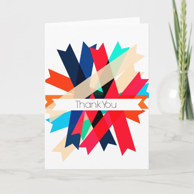 Tarjeta De Agradecimiento Washi Tape Gracias (Anverso)