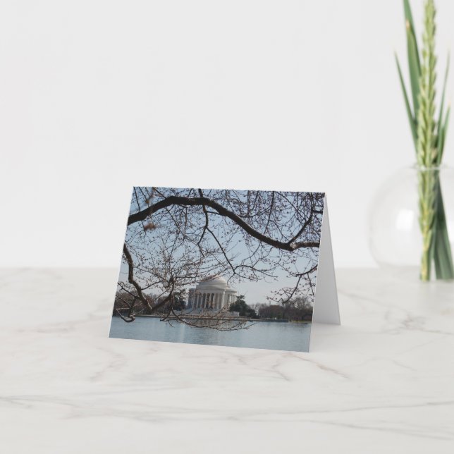Tarjeta De Agradecimiento Washington DC Notecard (Anverso)