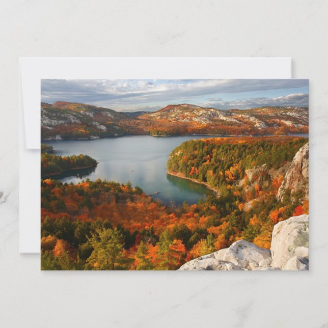 Tarjeta De Agradecimiento Water | Killarney Provincial Park Canada (Anverso)