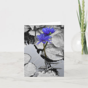 Tarjeta De Agradecimiento Water Lily Love