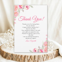 Watercolor Floral Bridal Shower | Pink Flowers