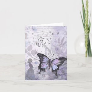Tarjeta De Agradecimiento Watercolor Get Well Card