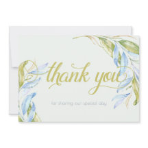 Watercolor Moderno Boho Leafy Brands Gracias