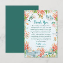 Watercolor Under the Sea Baby Shower