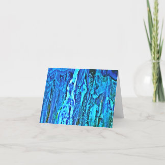 Tarjeta De Agradecimiento 'Waterfall azul