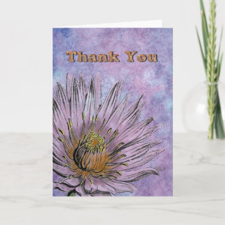 Tarjeta De Agradecimiento Waterlily - Gracias