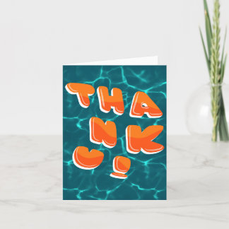 Tarjeta de agradecimiento Wavy Small