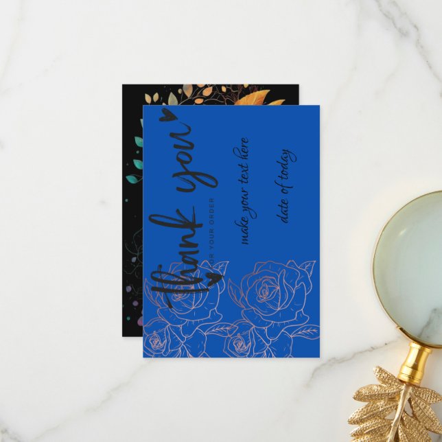 Tarjeta De Agradecimiento We Appreciate Your Business: Thank You for Your Or (Anverso/Reverso In Situ)