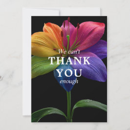 Tarjeta De Agradecimiento 🌈 Wedding budget  with photo