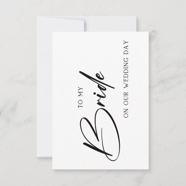 Tarjeta De Agradecimiento Wedding Card for Your Bride or Groom  (Anverso)