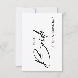Tarjeta De Agradecimiento Wedding Card for Your Bride or Groom 