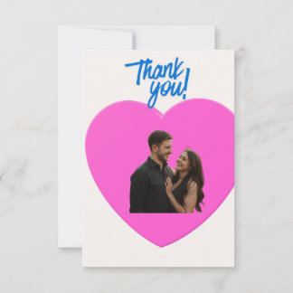 Tarjeta De Agradecimiento Wedding card  thank you