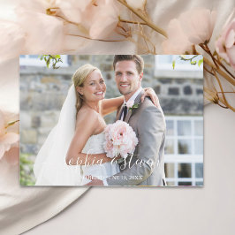 Tarjeta De Agradecimiento Wedding in Spring Blossom