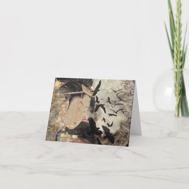 Tarjeta De Agradecimiento When Wishes Fly (Anverso)