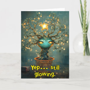 Tarjeta De Agradecimiento *~* Whimsical 40 Navidades mágicos brillantes y di